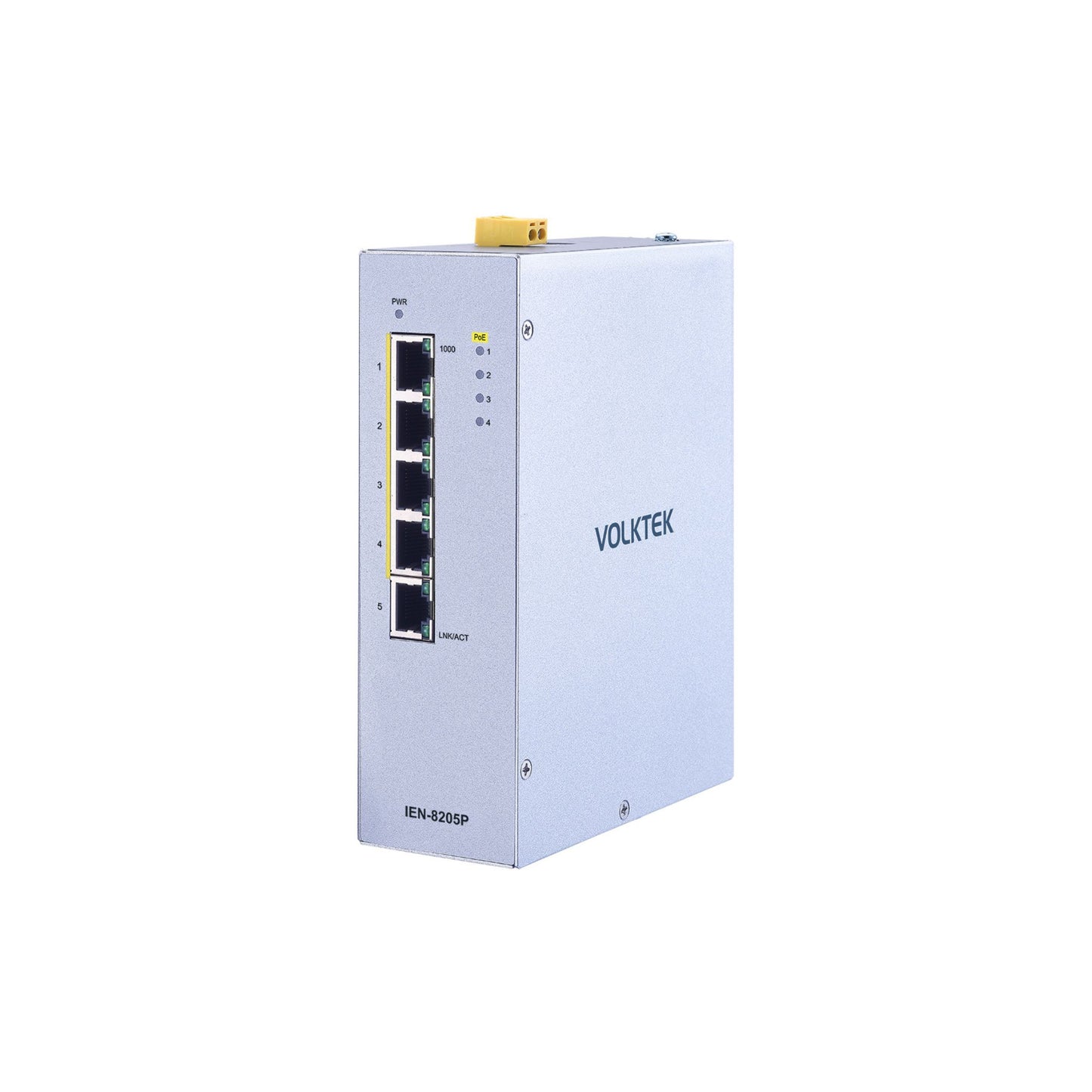 5埠工業千兆PoE+導軌式交換器-IEN-8205P-24V