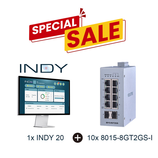 1x INDY 20 + 10x 8015-8GT2GS-I Bundle