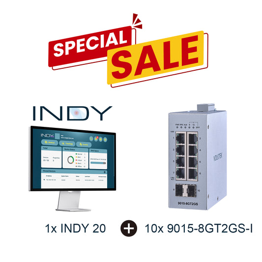 1x INDY 20 + 10x 9015-8GT2GS-I Bundle