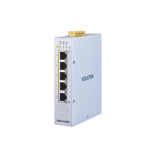 5 埠工業千兆 PoE+ DIN-Rail 導軌式交換器 -HNS-8405P