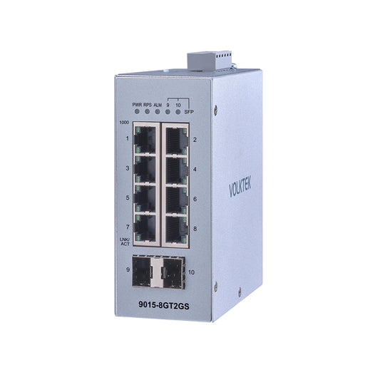 10埠管理型千兆工業交換器 - 9015-8GT2GS-I
