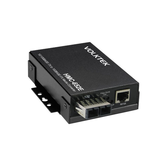 10/100Base-TX to 100FX Multi -Mode SC (2km) Fiber Converter - HMC-652E-MC