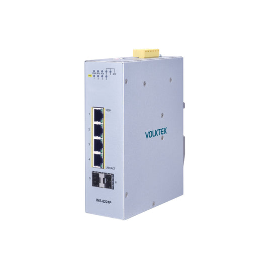 6埠工業千兆PoE+導軌式交換器-INS-8224P