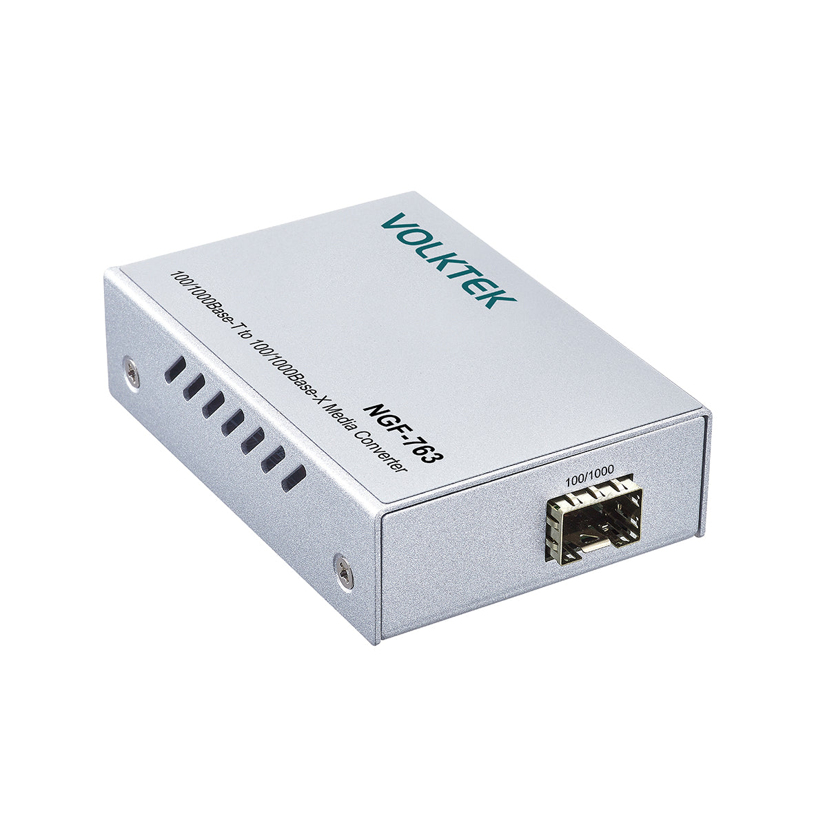 100/1000Base-TX 至 100FX/1000BASE-X SFP 光纖轉換器 - NGF-763